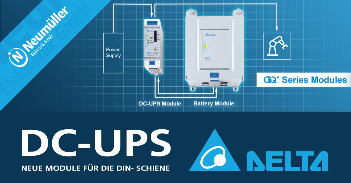 Delta tăng thời gian đệm của các bộ lưu điện DC-UPS CliQ M