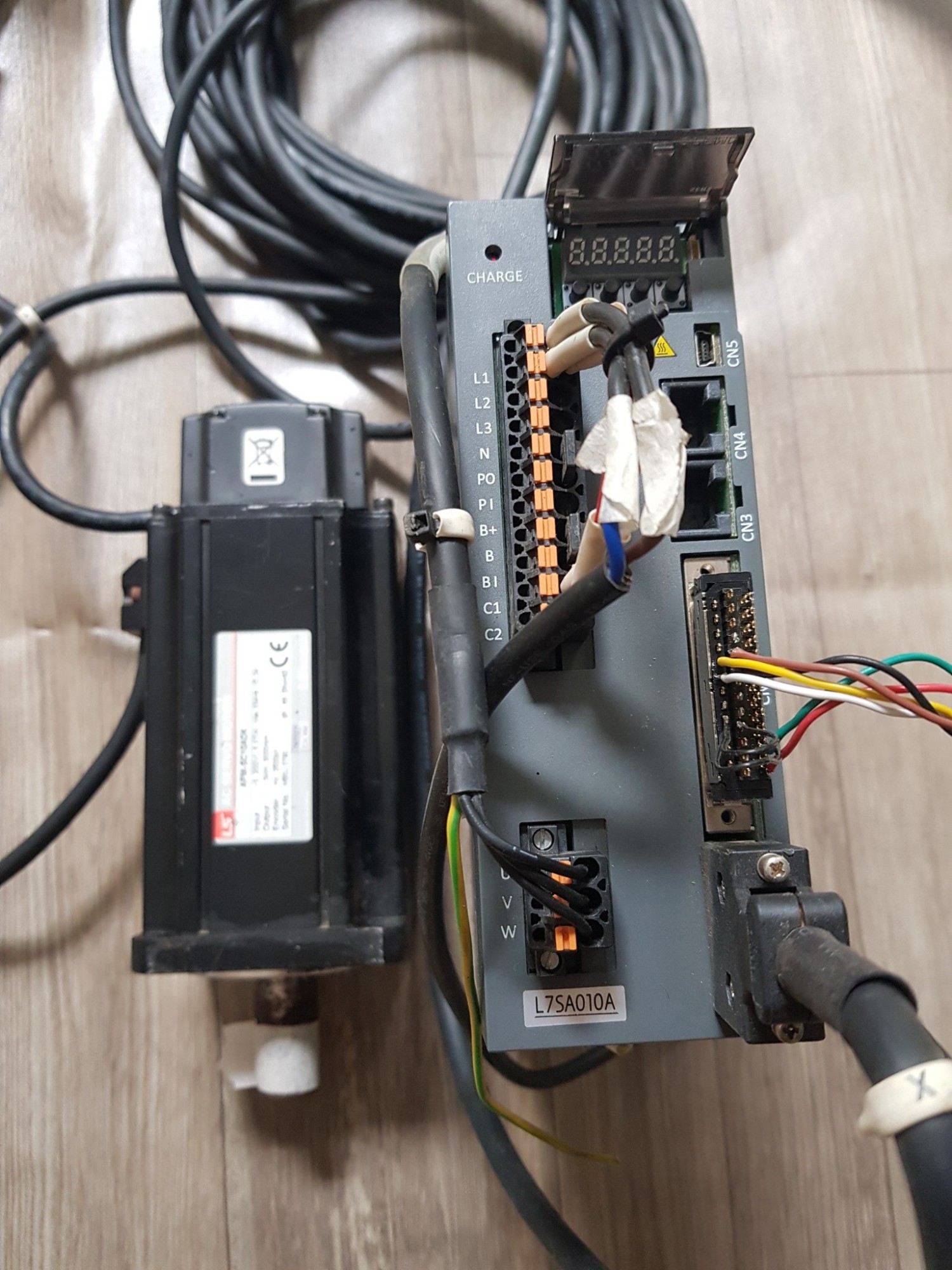 Sửa động cơ Servo LS hư bạc đạn, hư encoder, hư cốt, bảo hành uy tín
