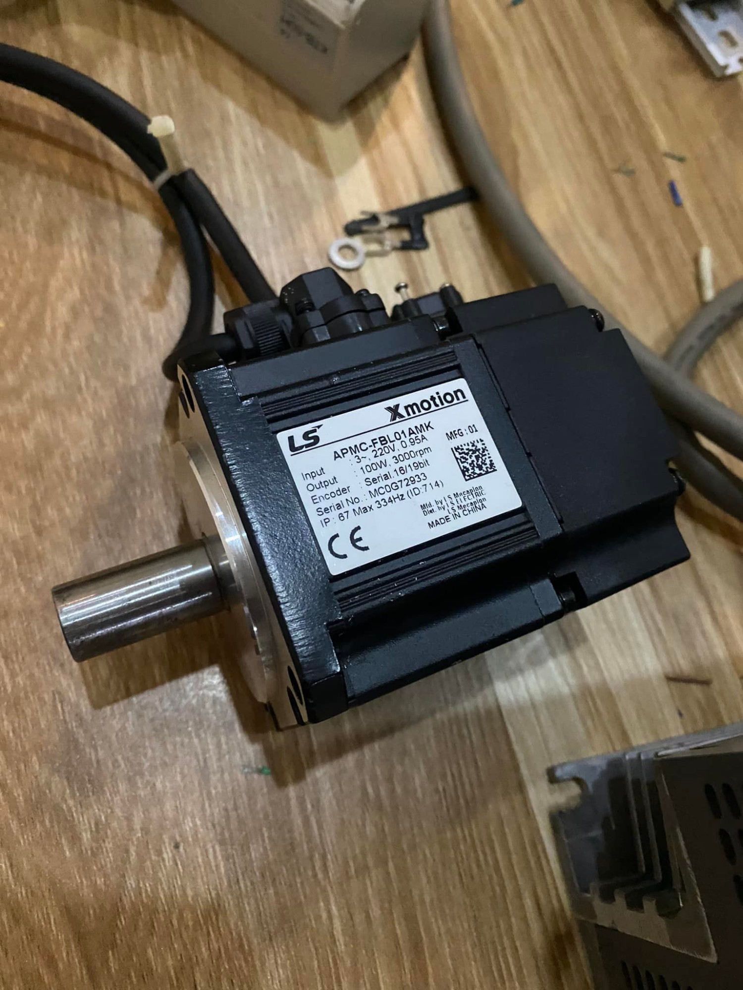 Sửa chữa Động cơ Servo Motor Servo LS APM-SC04ADK Lỗi Liên Quan Encoder – bảo hành dài hạn