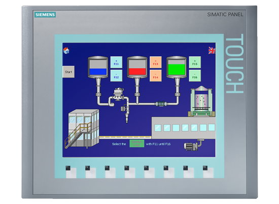 Màn hình hmi-Siemens-KTP1000-6AV6647-0AE11-3AX0, kích thước 10 inch