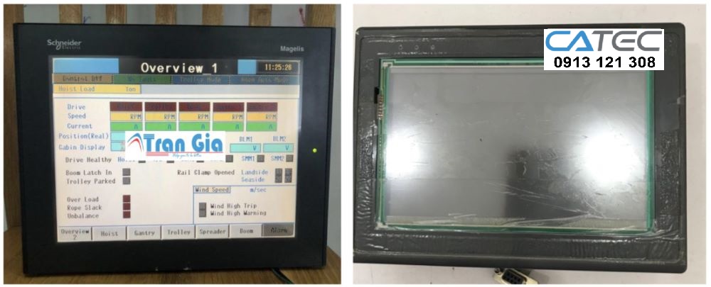 Sửa Gấp Màn Hình HMI Schneider - Cảm Ứng Bấm Không Ăn, Lấy Liền Trong Ngày