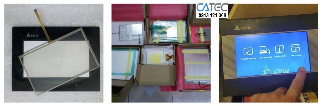 Sửa Nhanh Màn Hình HMI Delta Bị Liệt Cảm Ứng, Bấm Không Phản Hồi - Bảo Hành 12 Tháng