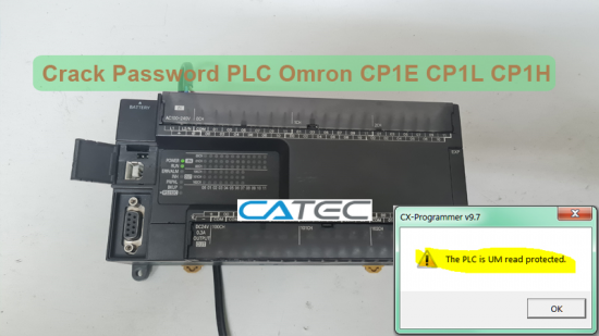 Crack password PLC Omron CP1E-N20DT-A, Crack password PLC Omron CP1E-N20DT-A