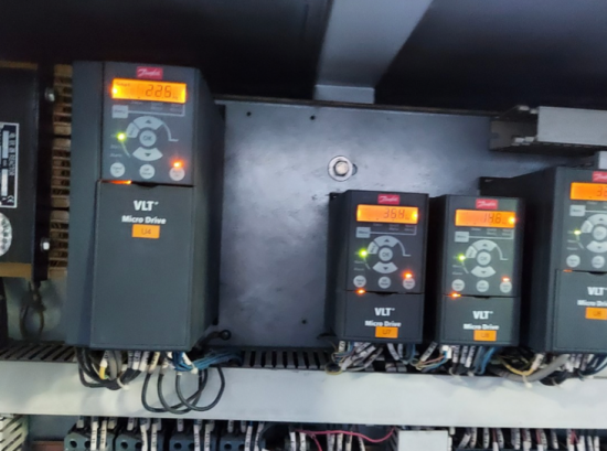 Sửa chữa biến tần Danfoss VLT2800 55kw báo lỗi quá tải - dịch vụ sửa biến tần uy tín miền nam