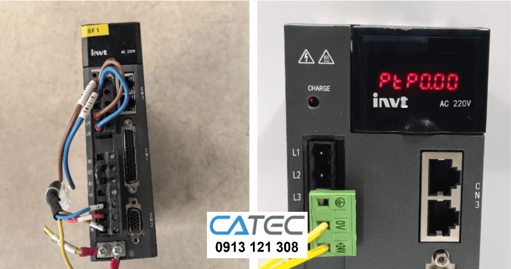 Dịch vụ sửa chữa lỗi servo INVT giá tốt tại công ty công nghệ Catec