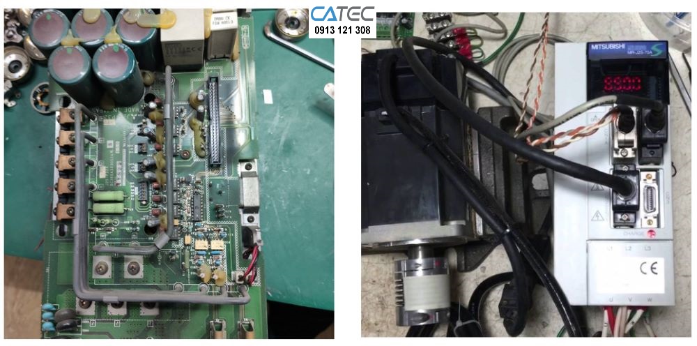 Chuyên sửa chữa servo Mitsubishi theo quy trình đúng kỹ thuật, Catec chuyên sửa servo tận nơi