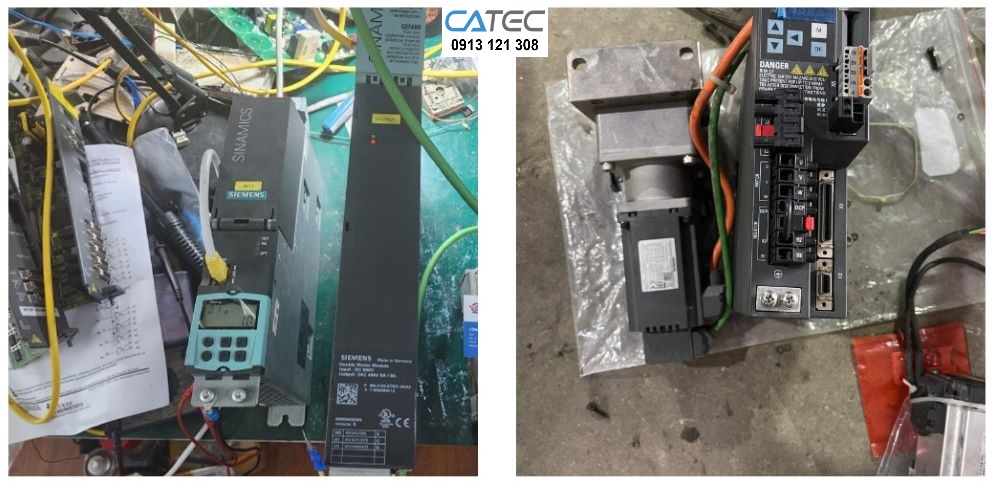 Sửa chữa khắc phục lỗi servo Siemens bảo hành lâu dài tại Catec