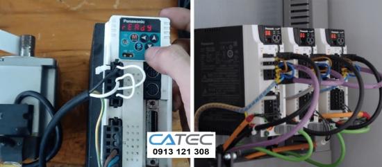 Chuyên sửa chữa servo Panasonic theo quy trình đúng kỹ thuật, Catec chuyên sửa servo tận nơi