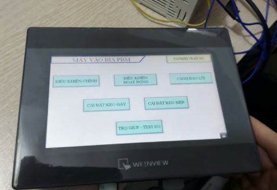 Thay cảm ứng Màn hình HMI Weinview TK6100i - dịch vụ sửa chữa màn hình weinview uy tín