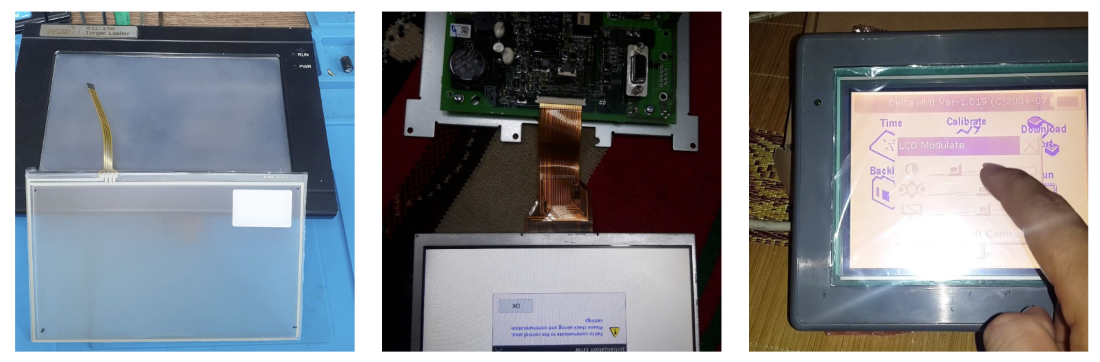 Catec chuyên sửa màn hình HMI MCGS lỗi cảm ứng, sửa màn hình MCGS lỗi sọc màn hình, lem mực, nhòe.