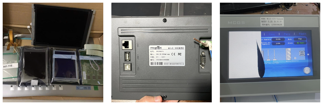 Catec chuyên sửa màn hình HMI MCGS lỗi cảm ứng, sửa màn hình MCGS lỗi sọc màn hình, lem mực, nhòe.