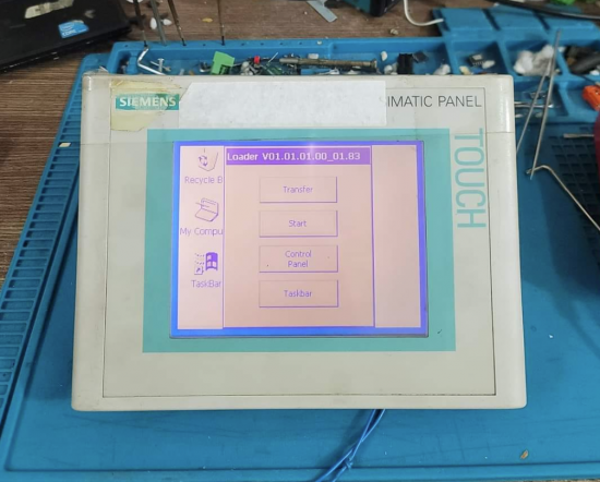 Xử lý lỗi HMI hãng siemens KTP400 Basic với các lỗi không khởi động, không nhận cảm ứng và hiển thị màn hình trắng