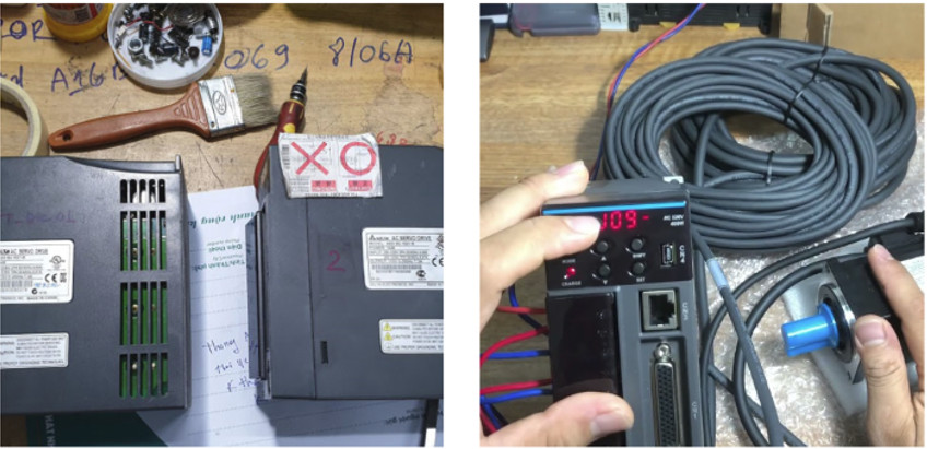 Chuyên sửa Sữa chữa AC Servo Delta lỗi quá tải - giá rẻ nhất TP HCM