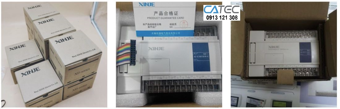 kho hàng plc xinje của công ty catec