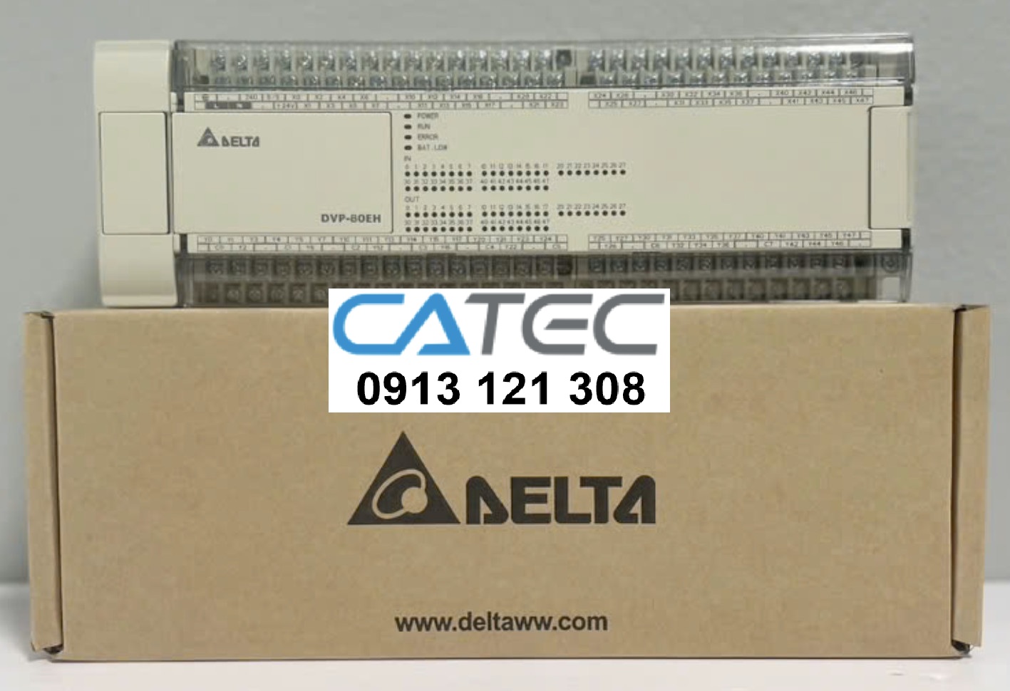 PLC Delta DVP80EH00T3, 40DI/40DO, hàng chính hãng