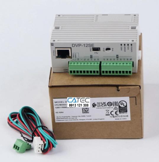 Bộ lập trình PLC Delta DVP12SE11T, 8 DI/ 2 DO, tích hợp cổng enthernet