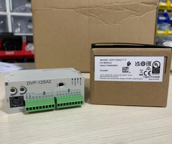 Bộ lập trình PLC Delta DVP12SA211R, 8 DI/ 4 DO, hàng chính hãng
