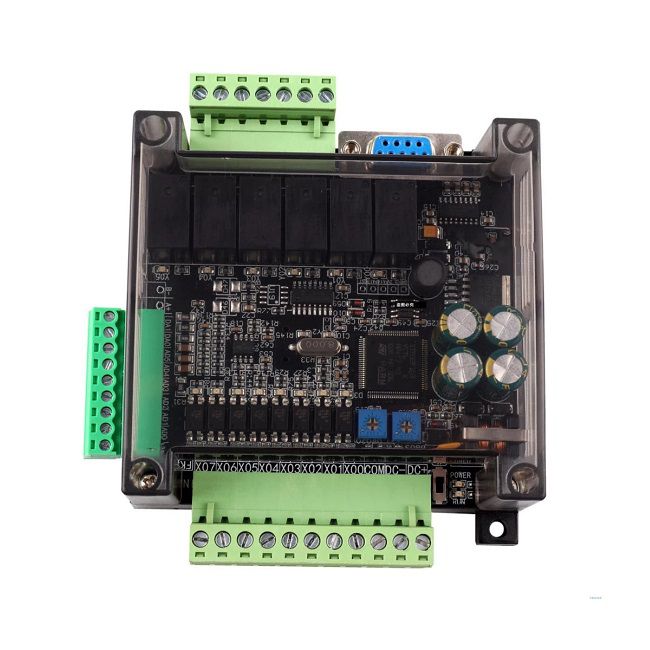 Board lập trình PLC FX3U-14MT-6AD-2DA (8 In / 6 Out Transistor), Board PLC Mitsubishi FX3U-14MT-6AD-2DA