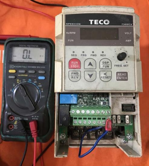 Sửa biến tần TECO báo lỗi - chuyên sửa biến tần TECO các model A510, A510S, E510