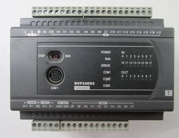 PLC Delta DVP24ES200R, cấu hình 16DI/08DO, giá tốt 2025