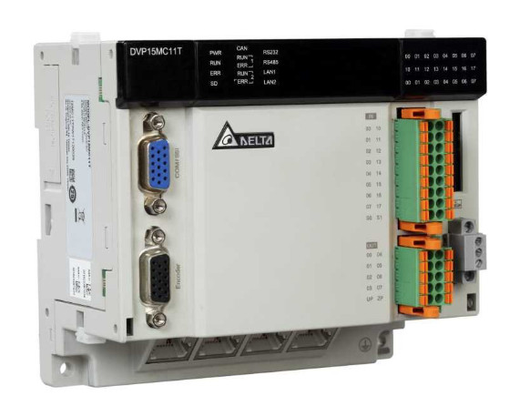 PLC Delta DVP50MC11T, 16DI/08DO, hàng mới 100%