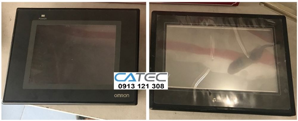 Chuyên sửa chữa màn hình HMI OMRON bị đốm đen giá rẻ, bảo hành 3-6 tháng tại CATEC Automation