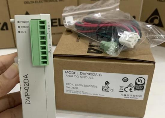 DVP02DA-S, Module PLC Delta 2 ngõ ra analog, hàng mới 100%