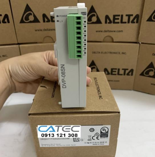 Module PLC Delta DVP08SM11N, mở rộng 8DI, Hàng mới