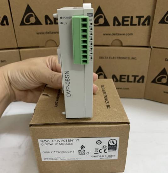 Module PLC Delta DVP08SN11T, mở rộng 8DO, mới 100%
