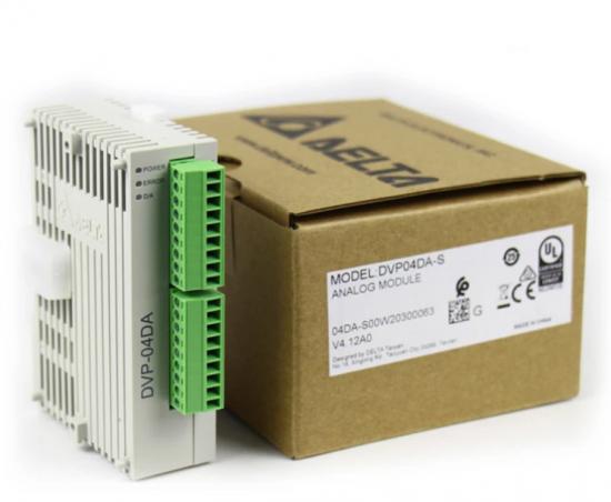 DVP04DA-S, Module PLC Delta 4 ngõ ra analog, hàng mới 100%