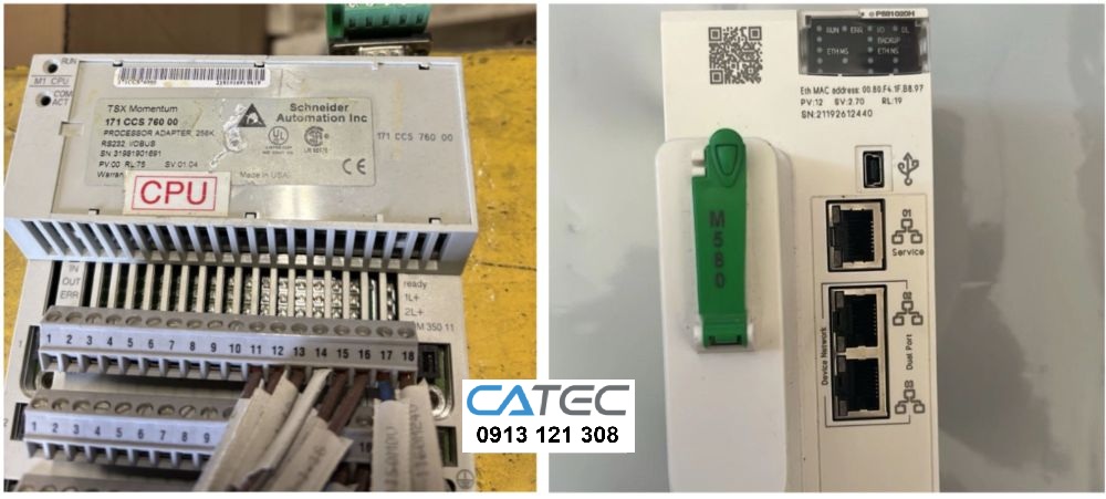 Khắc phục lỗi PLC Schneider không lên nguồn: Sửa chữa board mạch, thay thế linh kiện chính hãng