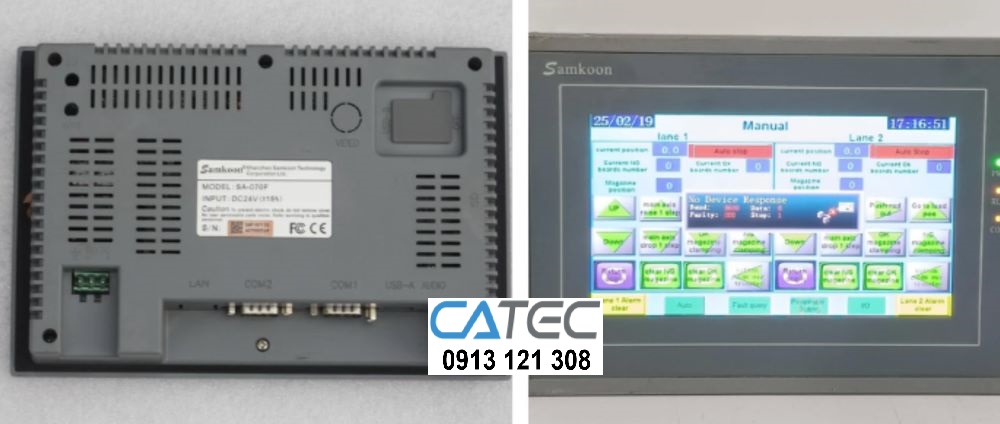 Sửa Chữa Màn Hình HMI Samkoon EA-070B Tận Nơi - Lỗi Cảm Ứng, Chạm Đơ, Mất Phản Hồi