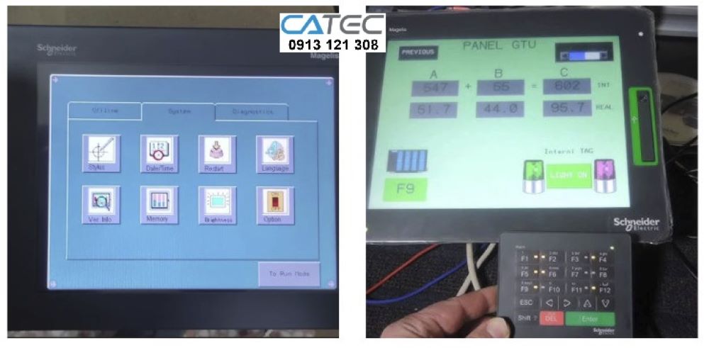 Chuyên Sửa Lỗi HMI Schneider 10 Inch HMIGXU5512: Màn Hình Đen, Báo Động Còi Bíp - Cam Kết 100% Hết Lỗi