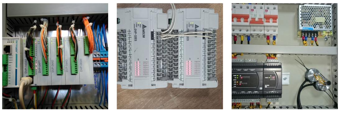 nhân viên catec đang sửa chữa plc delta